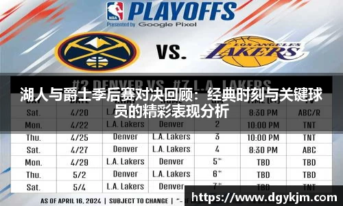 湖人与爵士季后赛对决回顾：经典时刻与关键球员的精彩表现分析