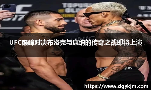 UFC巅峰对决布洛克与康纳的传奇之战即将上演
